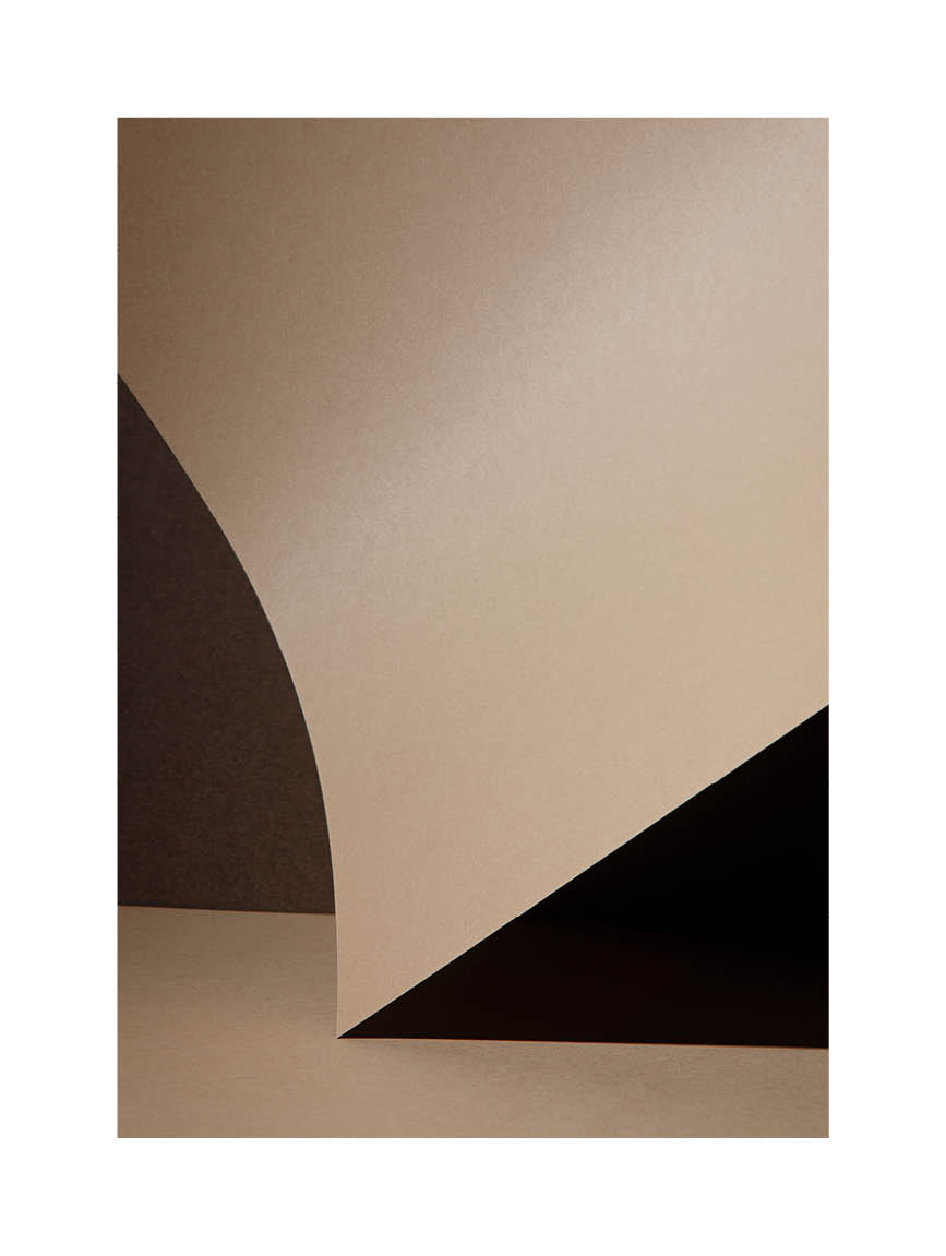 Minimalist fine art photograph in warm beige tones from the Beige Simplicity series. Printed in Sweden, exclusive at Monday Gallery.