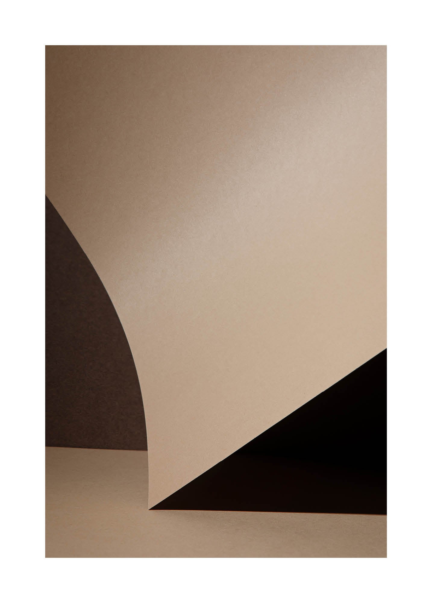 Minimalist fine art photograph in warm beige tones from the Beige Simplicity series. Printed in Sweden, exclusive at Monday Gallery.
